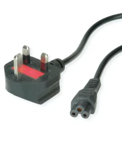 VALUE Netzkabel Euro-Flachstecker Auf C7, 2polig, Schwarz, 1,8 M -AUKEY-Shop 94356e88 6582 40ec 81b6 fccd719c7025