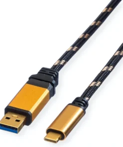 ROLINE GOLD USB 3.2 Gen 1 Kabel, A-C, ST/ST, 1 M