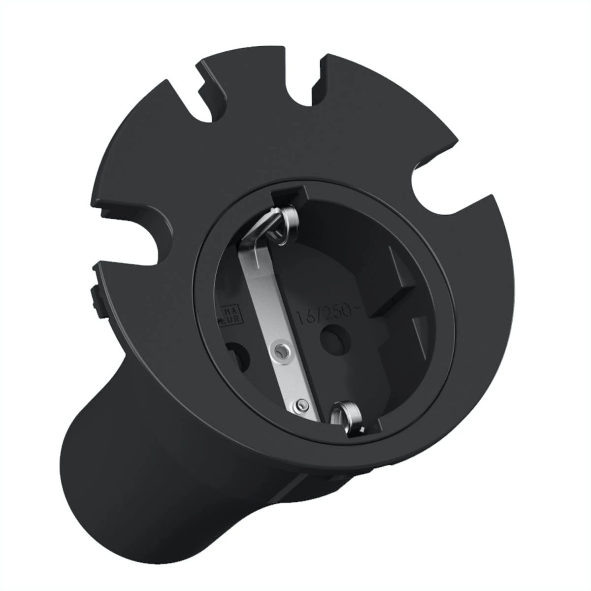 Null TecLines TKD012T Kabeldurchführung 240x120x25 Mm, Titanium / Schwarz 7 Null TecLines TKD012T Kabeldurchführung 240x120x25 Mm, Titanium / Schwarz – Bild 5