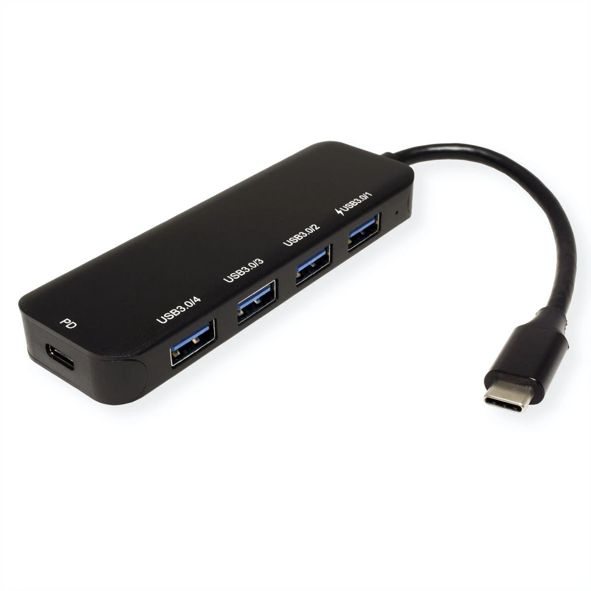 VALUE USB 3.2 Gen 1 Hub, 4fach, Typ C Anschlusskabel 4 VALUE USB 3.2 Gen 1 Hub, 4fach, Typ C Anschlusskabel – Bild 2