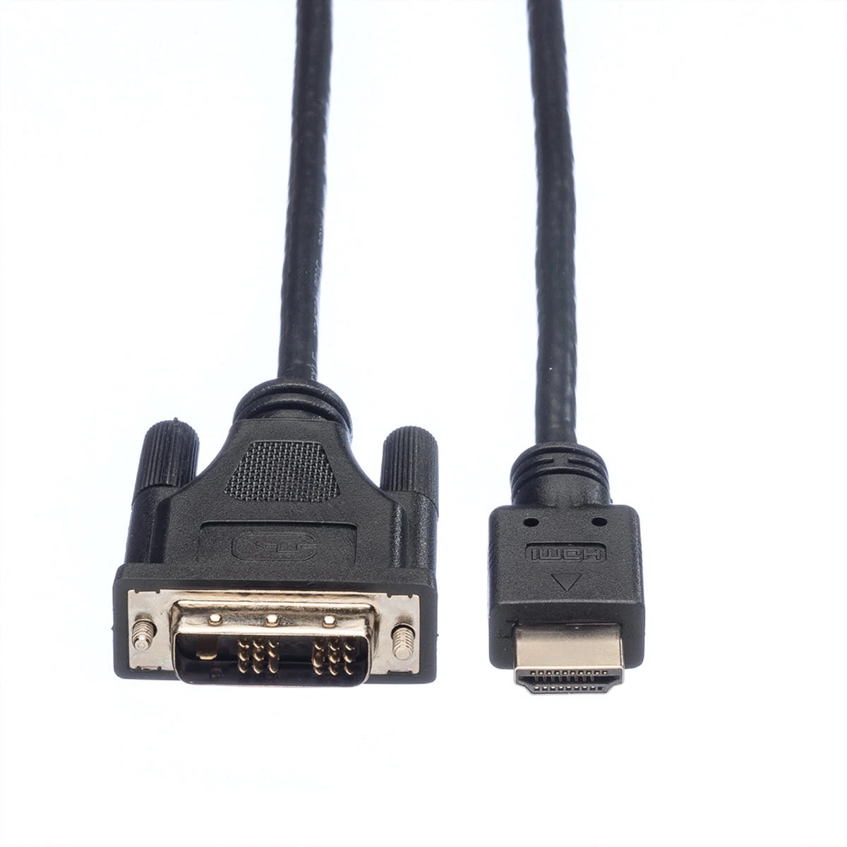 ROLINE Kabel DVI (18+1) ST - HDMI ST, Schwarz, 1 M 8 ROLINE Kabel DVI (18+1) ST - HDMI ST, Schwarz, 1 M – Bild 6
