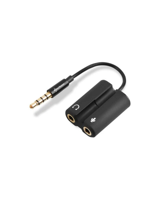 Null Sharkoon Audio-Adapter 4-poliger Mini-Stecker M Bis Mini-Phone Stereo 3,5 Mm W 3.5-mm-Klinkenstecker 12 Kabel 3 Null Sharkoon Audio-Adapter 4-poliger Mini-Stecker M Bis Mini-Phone Stereo 3,5 Mm W 3.5-mm-Klinkenstecker 12 Kabel