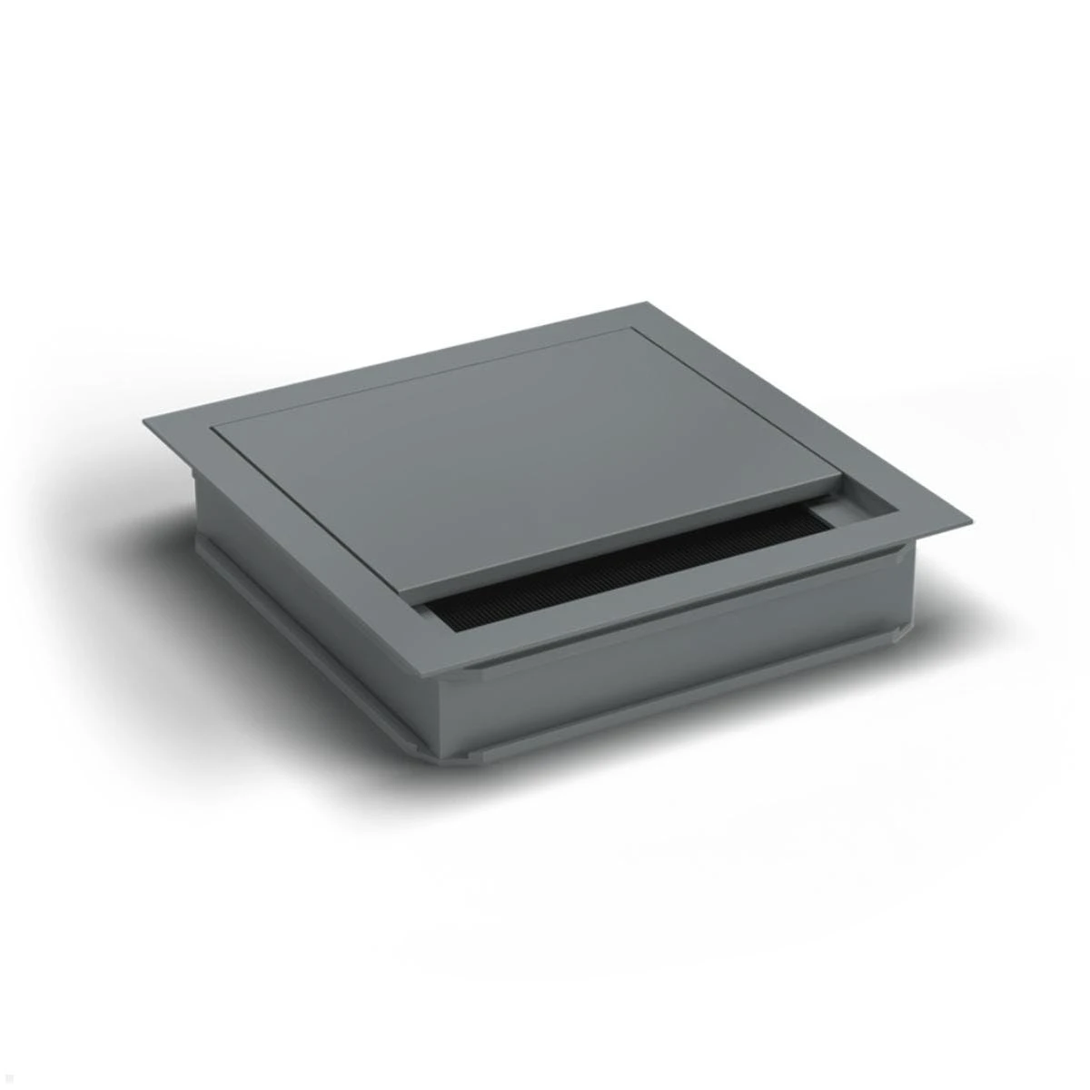 Null TecLines TKD012T Kabeldurchführung 240x120x25 Mm, Titanium / Schwarz 5 Null TecLines TKD012T Kabeldurchführung 240x120x25 Mm, Titanium / Schwarz – Bild 3