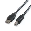 ROLINE USB 2.0 Kabel, Typ A-B, Schwarz, 0,8 M -AUKEY-Shop a401ec42 54d9 4a87 9101 9bfda99a2b35 1