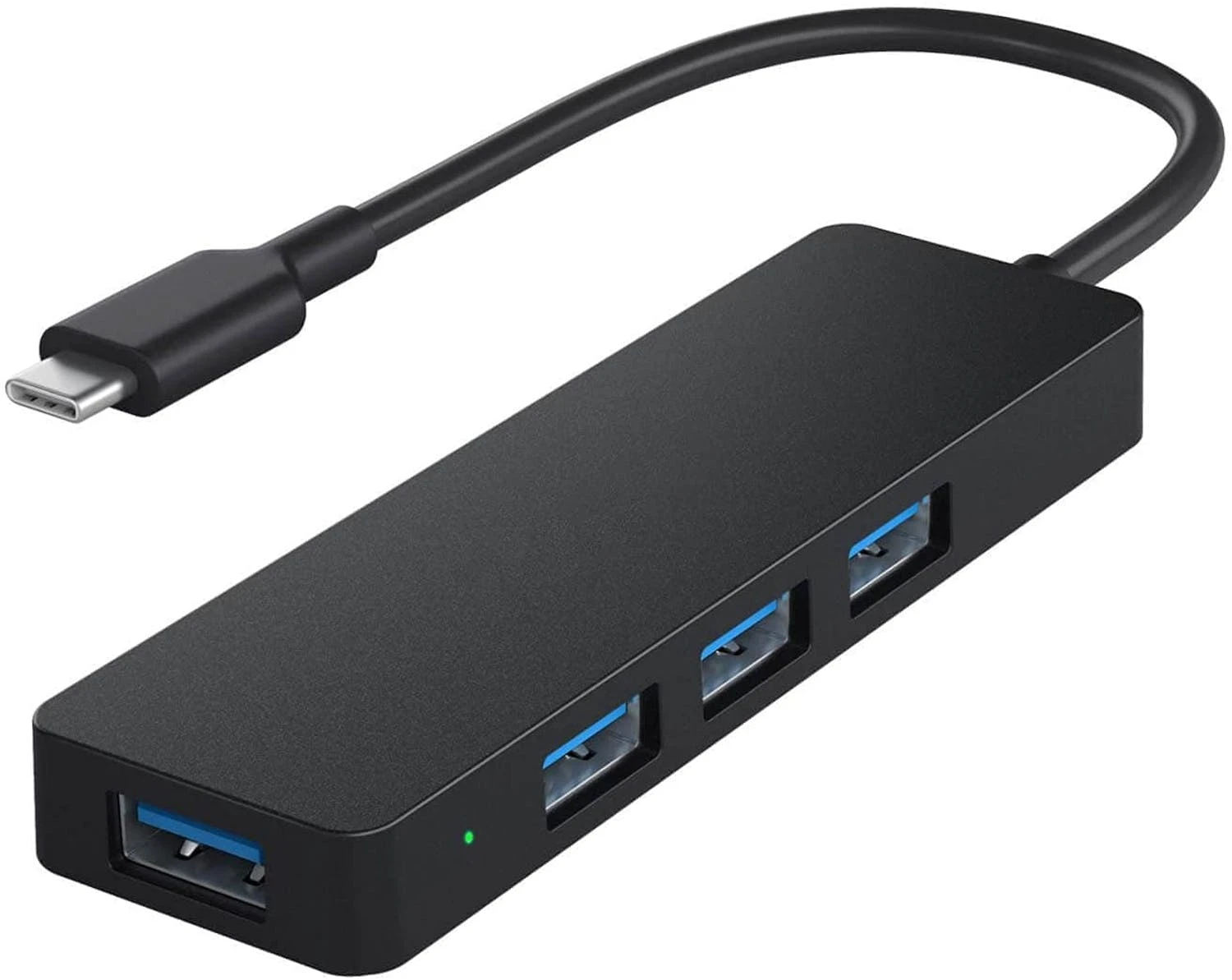 Null AUKEY CB-H5, USB 3.1 Gen 1 Hub, Aluminum Alloy 4-Port USB 3.0 Data Hub For MacBook Air, Mac Mini, IMac, And Other Laptops & PCs 4 Null AUKEY CB-H5, USB 3.1 Gen 1 Hub, Aluminum Alloy 4-Port USB 3.0 Data Hub For MacBook Air, Mac Mini, IMac, And Other Laptops & PCs – Bild 2