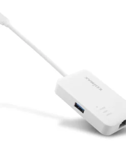 Null Edimax USB-C Hub Auf 3 Port USB 3.0 + Gigabit Ethernet Anschluss