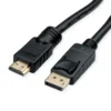 ROLINE DisplayPort Kabel DP - UHDTV, ST/ST, Schwarz, 10 M