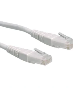 ROLINE Patchkabel Kat.6 (Class E) UTP, Weiß, 1,5 M