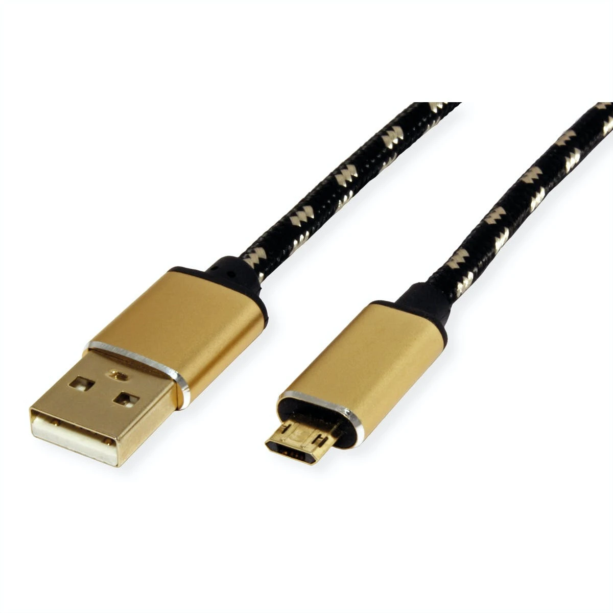 ROLINE USB 2.0 Kabel, A - Micro B (reversibel), ST/ST, 0,8 M 4 ROLINE USB 2.0 Kabel, A - Micro B (reversibel), ST/ST, 0,8 M – Bild 2