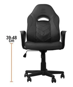Null Klassischer Gaming Stuhl (Junior Größe, PU Leder, Ergonomisch, Höhenverstellbar) -AUKEY-Shop b018a50b c762 407d b873 a963767892f3