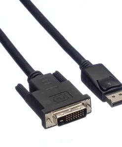 ROLINE DisplayPort Kabel DP ST - DVI ST, LSOH, Schwarz, 5 M -AUKEY-Shop b60614a3 6436 4691 b4f9 166790137fa4