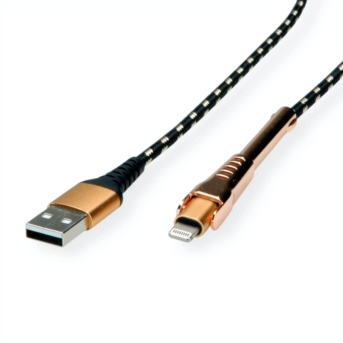 ROLINE USB 2.0 Sync- & Ladekabel Typ A - Typ C / Micro B, Schwarz, 1 M 7 ROLINE USB 2.0 Sync- & Ladekabel Typ A - Typ C / Micro B, Schwarz, 1 M – Bild 5