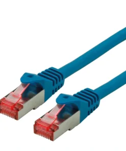 ROLINE Patchkabel Kat.6 S/FTP (PiMF), Component Level, LSOH, Blau, 0,3 M