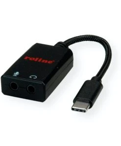 ROLINE Adapter Kabel USB Typ C - 3,5mm Audio, ST/ST, Schwarz, 0,8 M -AUKEY-Shop bee7f53c ea9c 4b45 b19d 0c1790962799 5