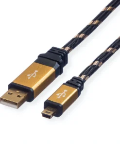 ROLINE GOLD USB 2.0 Kabel, Typ A - 5-Pin Mini, 0,8 M -AUKEY-Shop c128cbde 0ac6 4bad 90a5 5191ab5dfef1