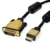 ROLINE GOLD Monitorkabel DVI (24+1) - HDMI, ST/ST, 2 M 2 ROLINE GOLD Monitorkabel DVI (24+1) - HDMI, ST/ST, 2 M -AUKEY-Shop c3b40527 a046 49e3 8e12 c1922b22ca51