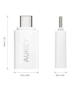 Null AUKEY CB-A1 USB 3.0 A Auf C Adapter (2er Pack), White 15 Null AUKEY CB-A1 USB 3.0 A Auf C Adapter (2er Pack), White -AUKEY-Shop c4d69dc1 24ea 4ca2 b657 b75485aa6437