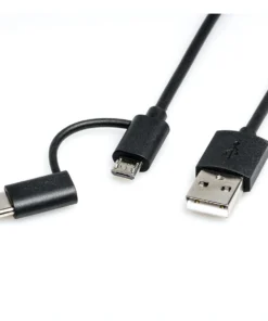 ROLINE USB 2.0 Sync- & Ladekabel Typ A - Typ C / 8-Pin / USB MicroB, Weiß, 1 M -AUKEY-Shop ca475fed b305 418b ab63 b06205c0afb1 2