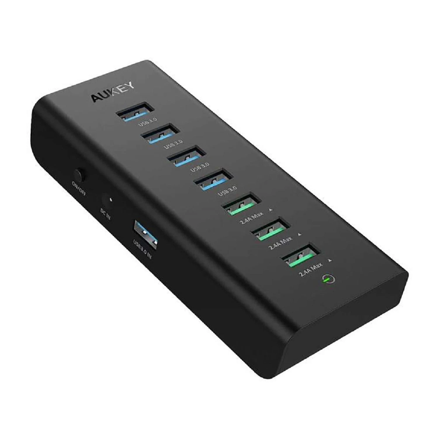 Null Aukey Cb-h19– USB 3.0 (36 W, 4 Port Hub USB + 3 Ladeanschluss), Schwarz 3 Null Aukey Cb-h19– USB 3.0 (36 W, 4 Port Hub USB + 3 Ladeanschluss), Schwarz