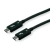ROLINE Thunderbolt™ 3 Kabel, C-C, ST/ST, 40Gbit/s, 100W, Schwarz, 0,5 M -AUKEY-Shop cb3bf52e 121d 440c bdff 9d36eeb41f28 1