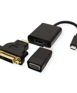 VALUE Display Adapter USB Typ C - VGA + HDMI + DVI -AUKEY-Shop cb8ea832 9867 4e9c a1a4 95ca84e2928a 1