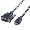 VALUE Kabel DVI (18+1) ST - HDMI ST, Schwarz, 5 M -AUKEY-Shop d17f1231 6596 4b42 9ed9 844104922c62