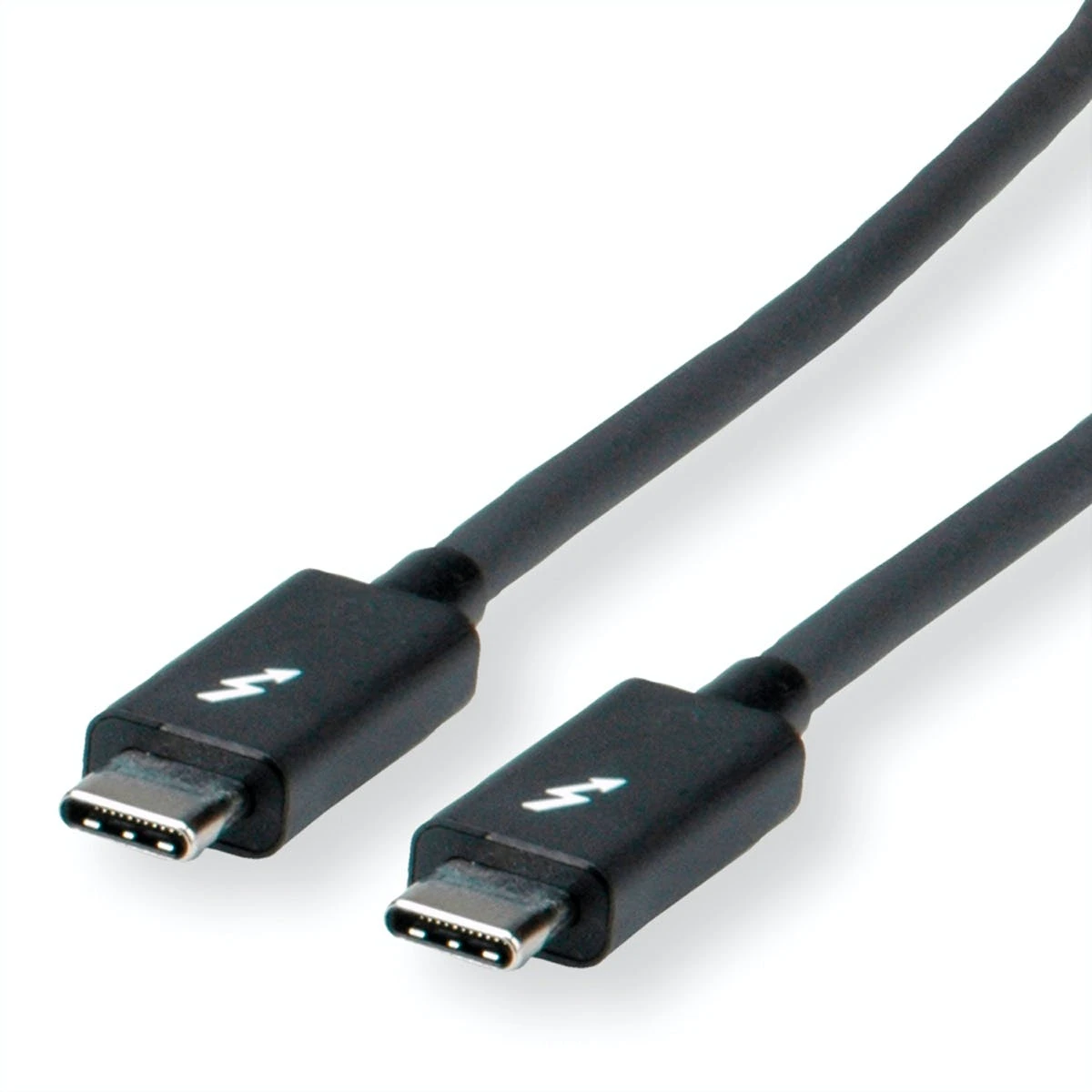 ROLINE Thunderbolt™ 3 Kabel, C-C, ST/ST, 20Gbit/s, 100W, Schwarz, 1 M 8 ROLINE Thunderbolt™ 3 Kabel, C-C, ST/ST, 20Gbit/s, 100W, Schwarz, 1 M – Bild 6