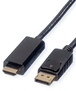 ROLINE DisplayPort Kabel DP - UHDTV, ST/ST, Schwarz, 3 M