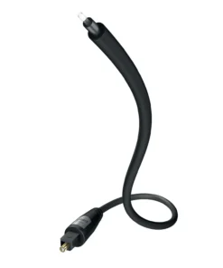 Null Inakustik 00312115 Glasfaserkabel 1,5 M TOSLINK Schwarz