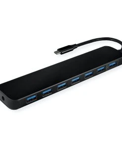 VALUE USB 3.2 Gen 1 Hub, 7fach, Typ C Anschlusskabel