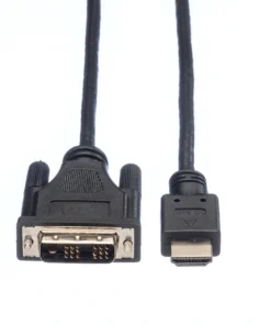 ROLINE Kabel DVI (18+1) ST - HDMI ST, Schwarz, 5 M -AUKEY-Shop e1b1222d 4594 4e30 8355 baa31f850f40