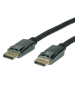 ROLINE DisplayPort Kabel, DP-DP, V1.2, ST - ST, Schwarz-metallic, 3 M -AUKEY-Shop e36e451f dbf1 4e66 845a b91af8d41244