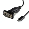 VALUE USB - Seriell Konverter-Kabel, Typ C - RS232, Schwarz, 1,8 M