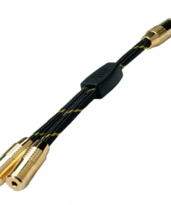 ROLINE GOLD 3,5mm Adapterkabel (1x ST, 2x BU), 0,15m