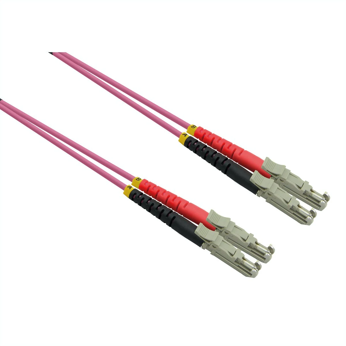 ROLINE LWL-Kabel Duplex 50/125µm OM4, LSH/LSH, LSOH, Violett, 2 M 3 ROLINE LWL-Kabel Duplex 50/125µm OM4, LSH/LSH, LSOH, Violett, 2 M