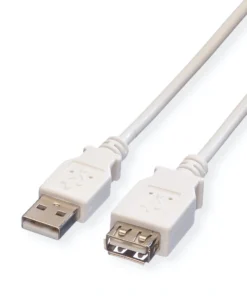 VALUE USB 2.0 Kabel, Typ A-A, ST/BU, Weiß, 1,8 M -AUKEY-Shop f8333fb7 04c6 4c93 859a 1b49f87a80f0 1