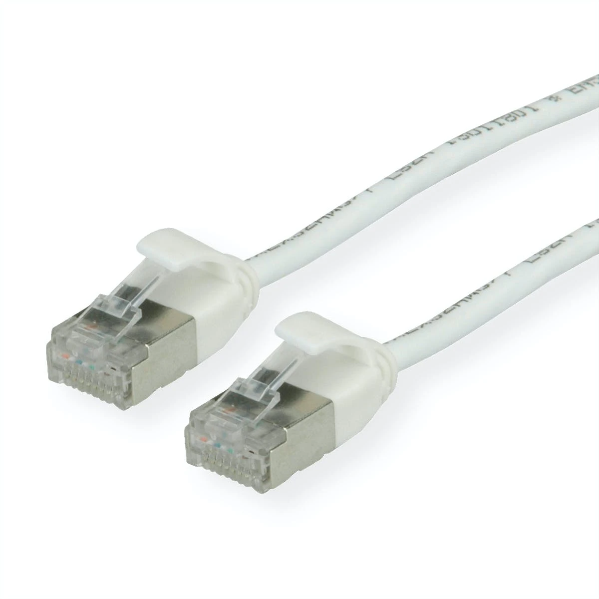 ROLINE U/FTP DataCenter Patchkabel Kat.6A (Class EA), LSOH, Slim, Weiß, 5 M 9 ROLINE U/FTP DataCenter Patchkabel Kat.6A (Class EA), LSOH, Slim, Weiß, 5 M – Bild 7