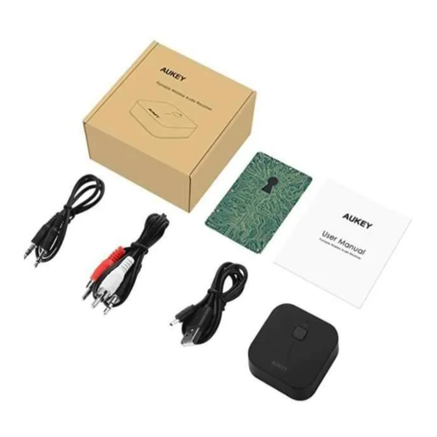 Null AUKEY BR-C1, Bluetooth 5.0 Sender Bluetooth Empfänger Und Sender Bluetooth Adapter Schwarz 7 Null AUKEY BR-C1, Bluetooth 5.0 Sender Bluetooth Empfänger Und Sender Bluetooth Adapter Schwarz – Bild 5